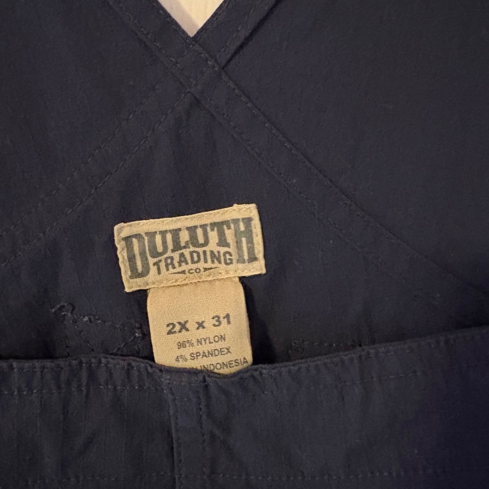 Duluth Gardening Overalls 2x, Navy Blue - Picture 3 of 7